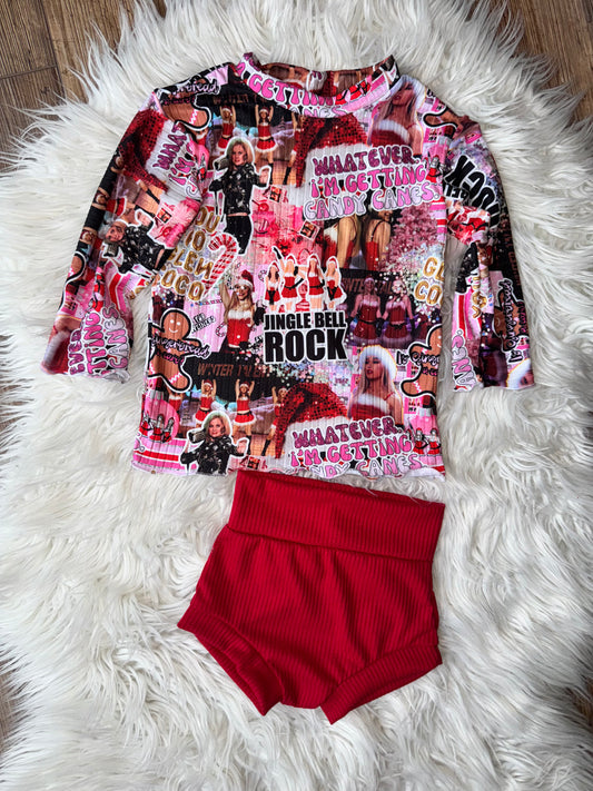 6/12M Long Sleeve Lounge Tee & Bummies