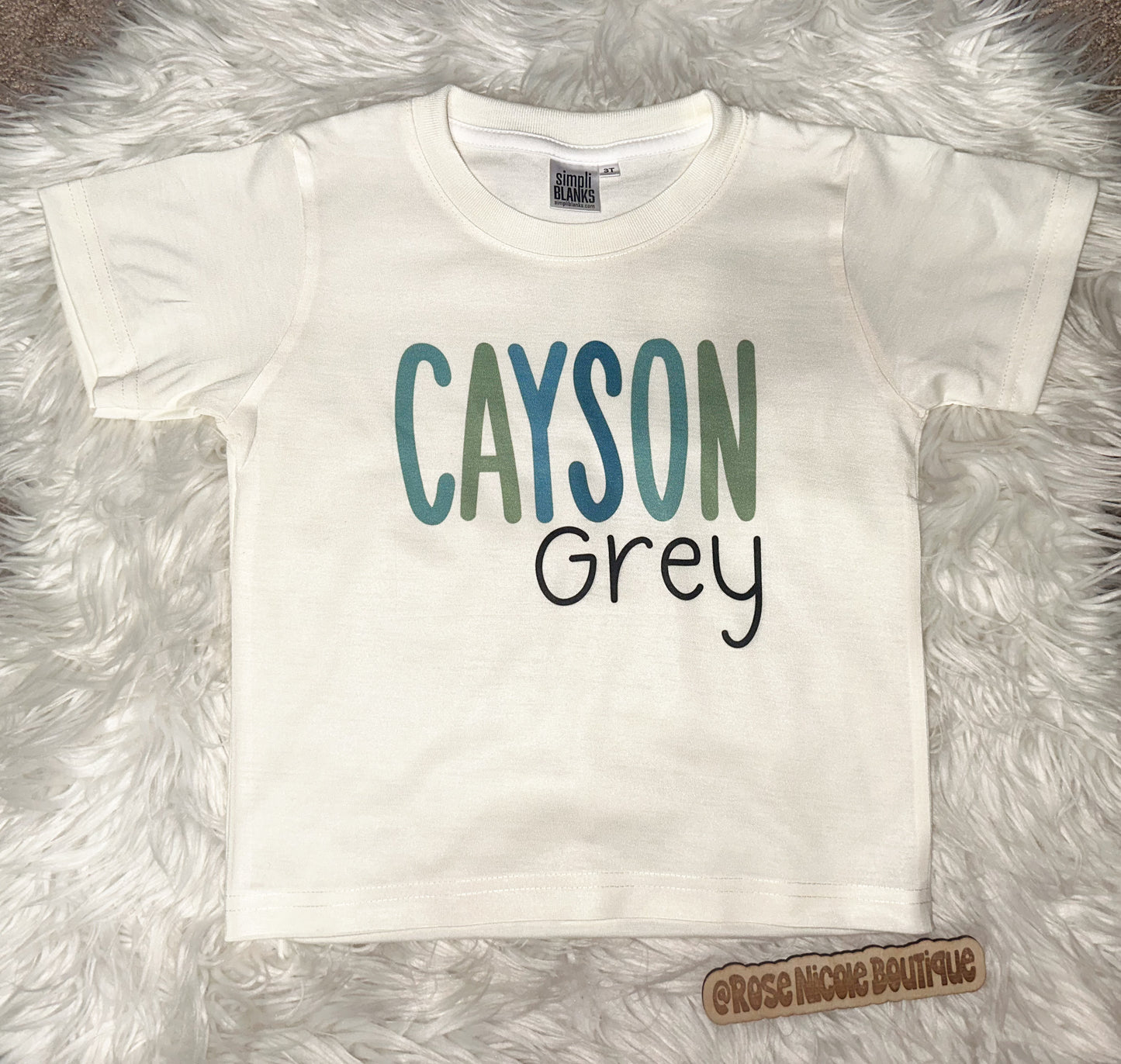 Boy Custom Name Tee