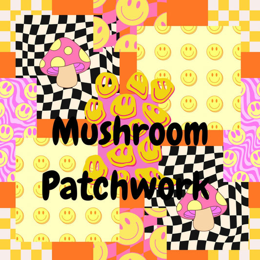 Mushroom Patchwork Bow