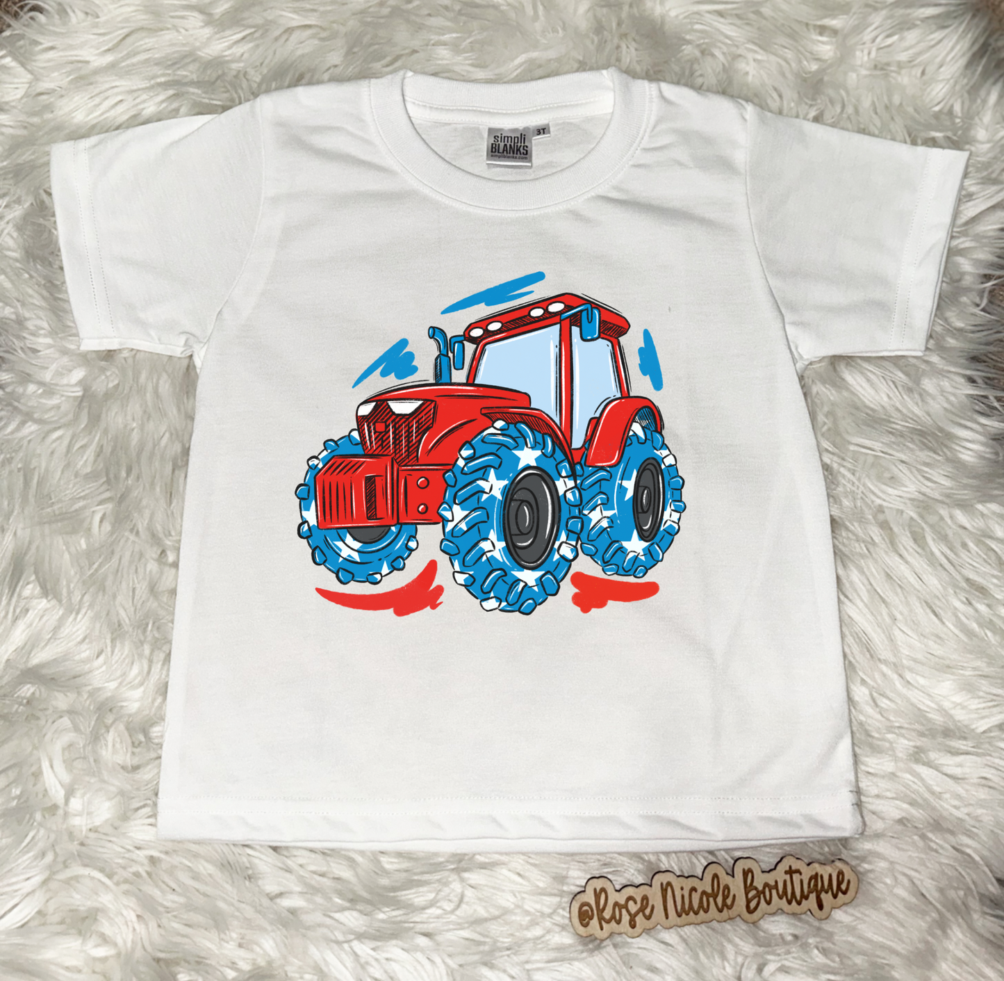 Patriotic Tractor