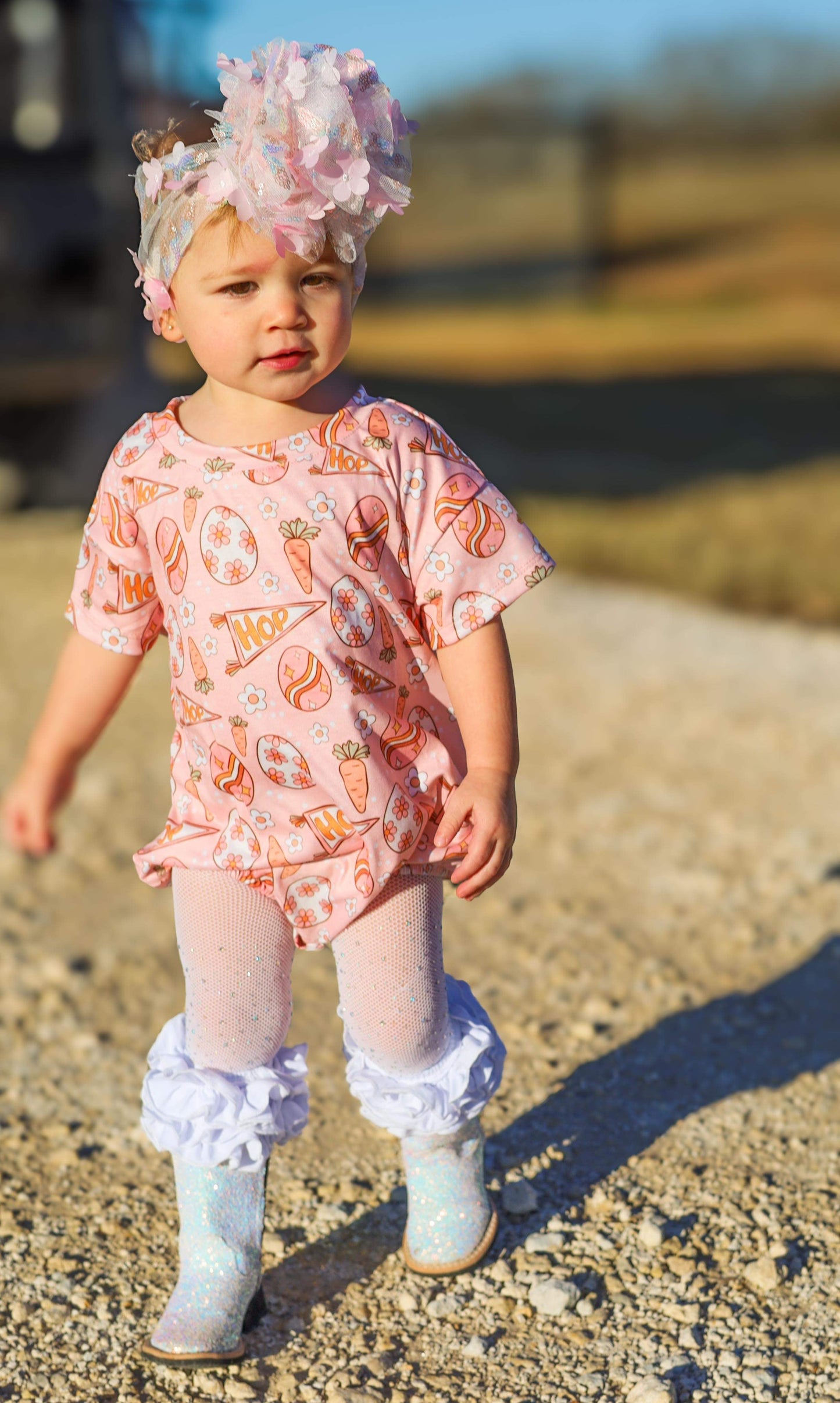 Easter oversized t-shirt romper